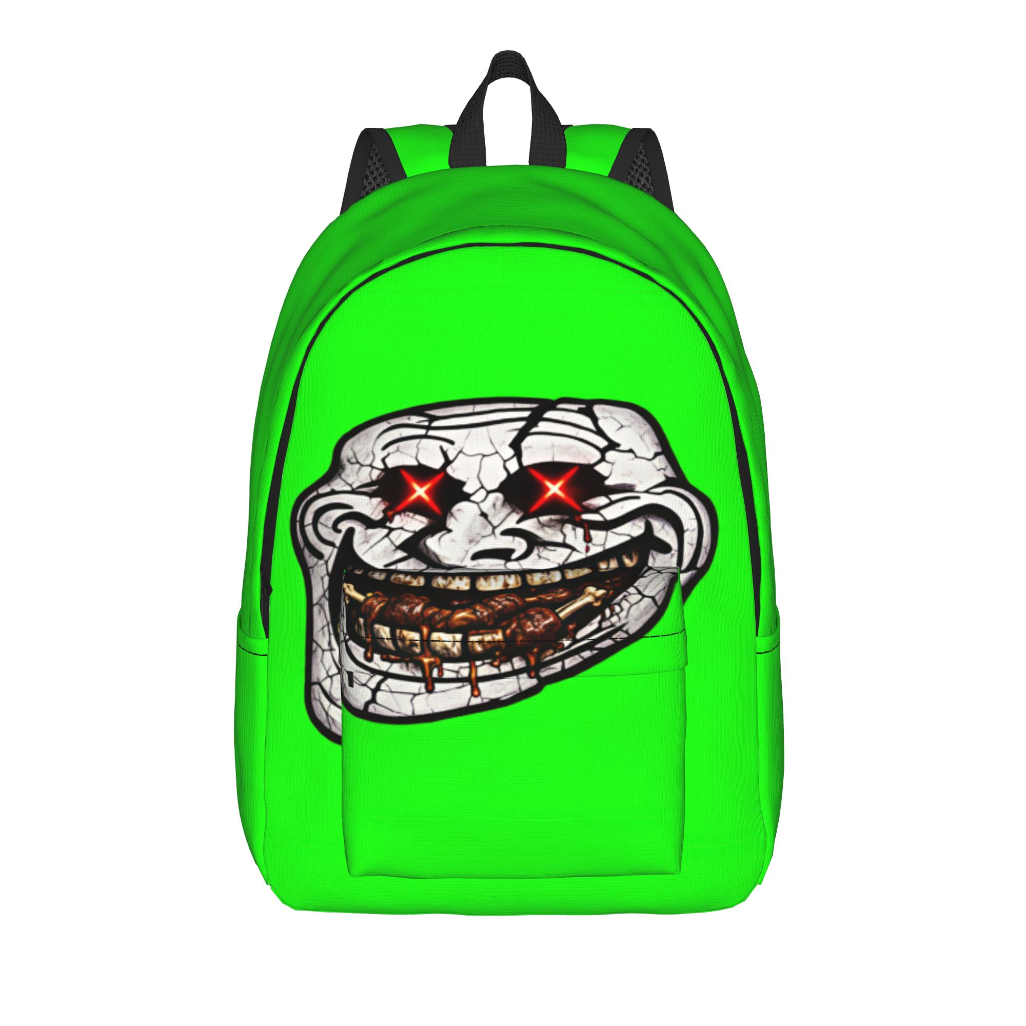 Interior Design University - Mochila engraçada Trollface, mochilas universitárias, design