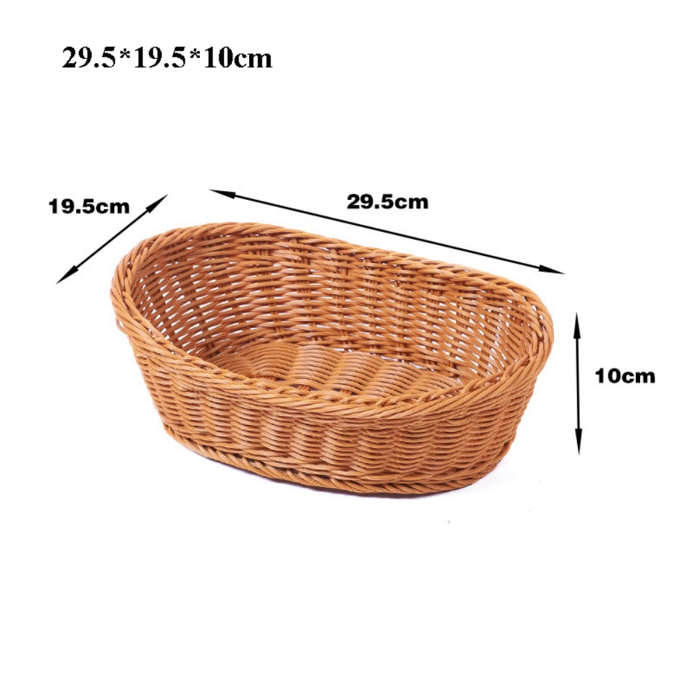 Woven Basket Set - Cestas de Servir em Vime Rígido