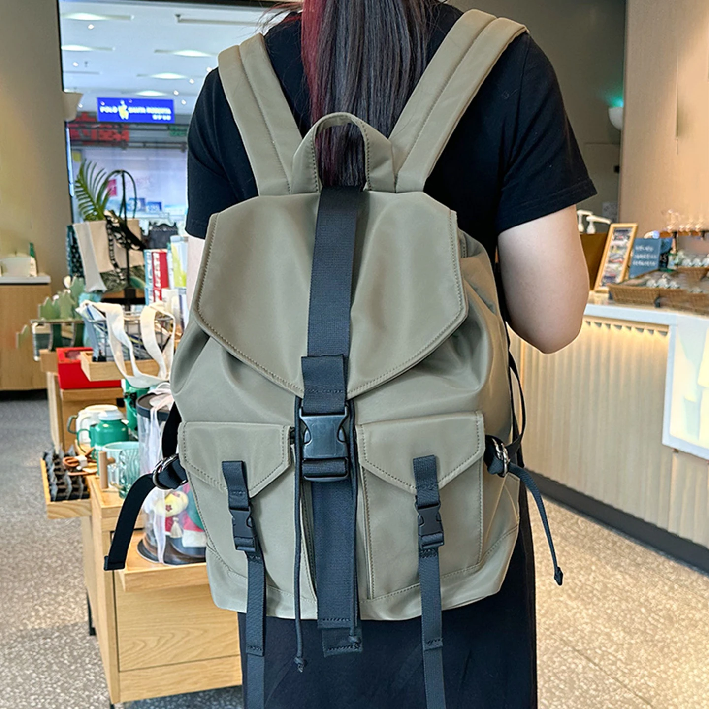 Interior Design University In China - Mochila de grande capacidade, cor sólida,
