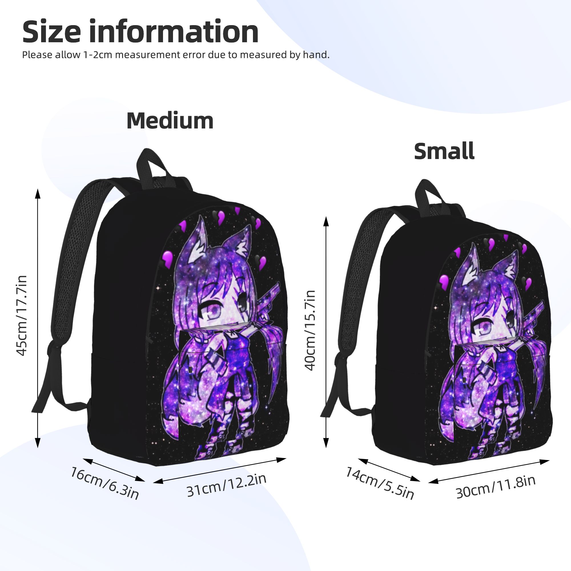 Mochila Estilo Gacha Life para - Interior Design University avaliação e preço
