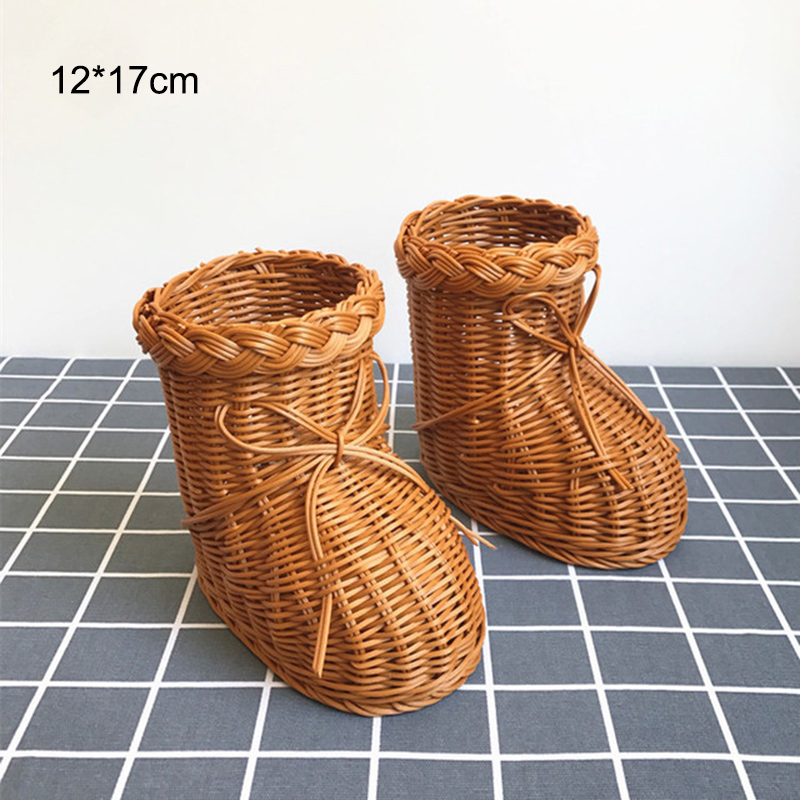 Cesta Handwoven do armazenamen - Woven Basket Set avaliação e preço