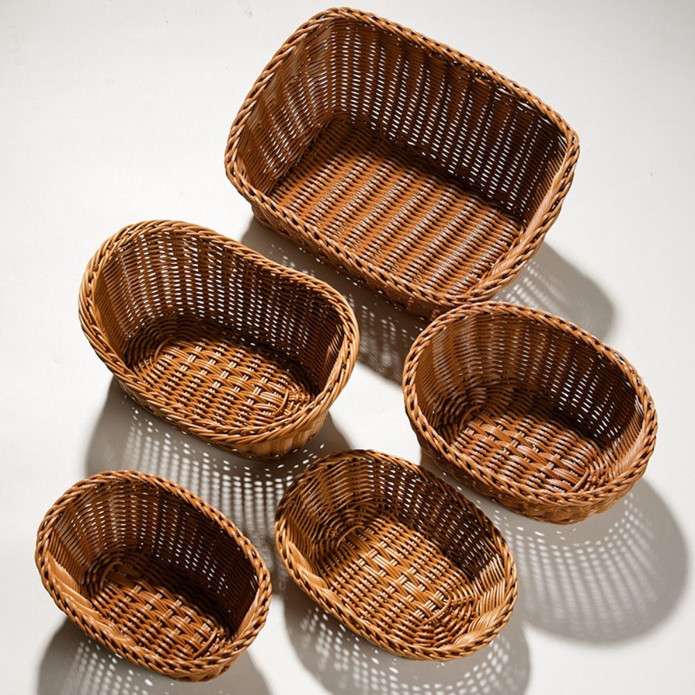 Novas Cestas de Servir em Vime - Woven Basket Set avaliação e preço