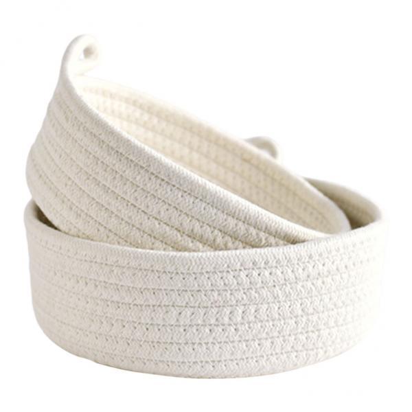Conjunto de Cestos Redondos de - Woven Basket Set avaliação e preço