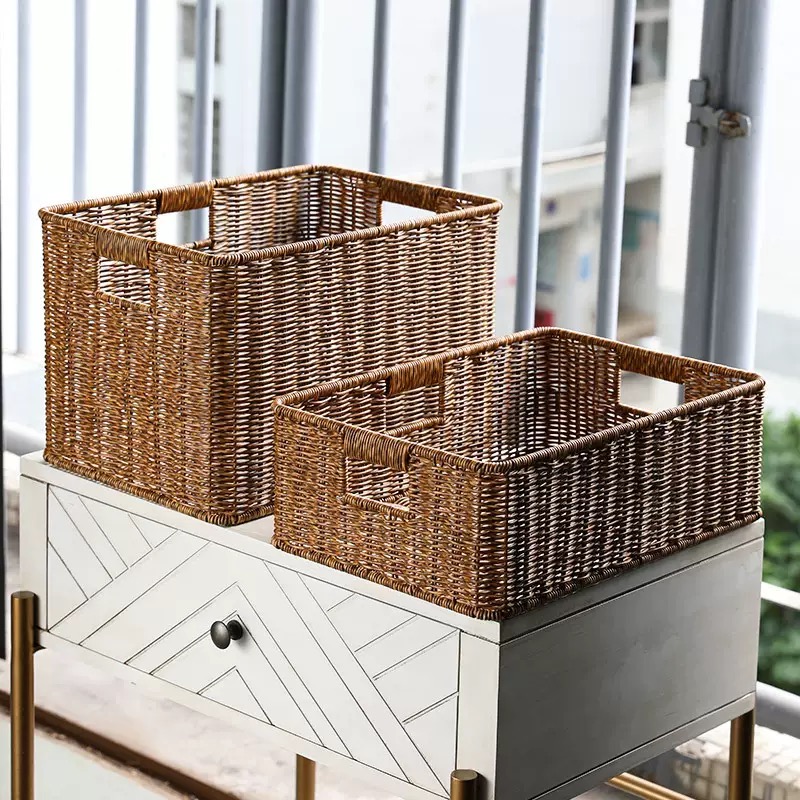 Cesta de armazenamento de imit - Woven Basket Set avaliação e preço